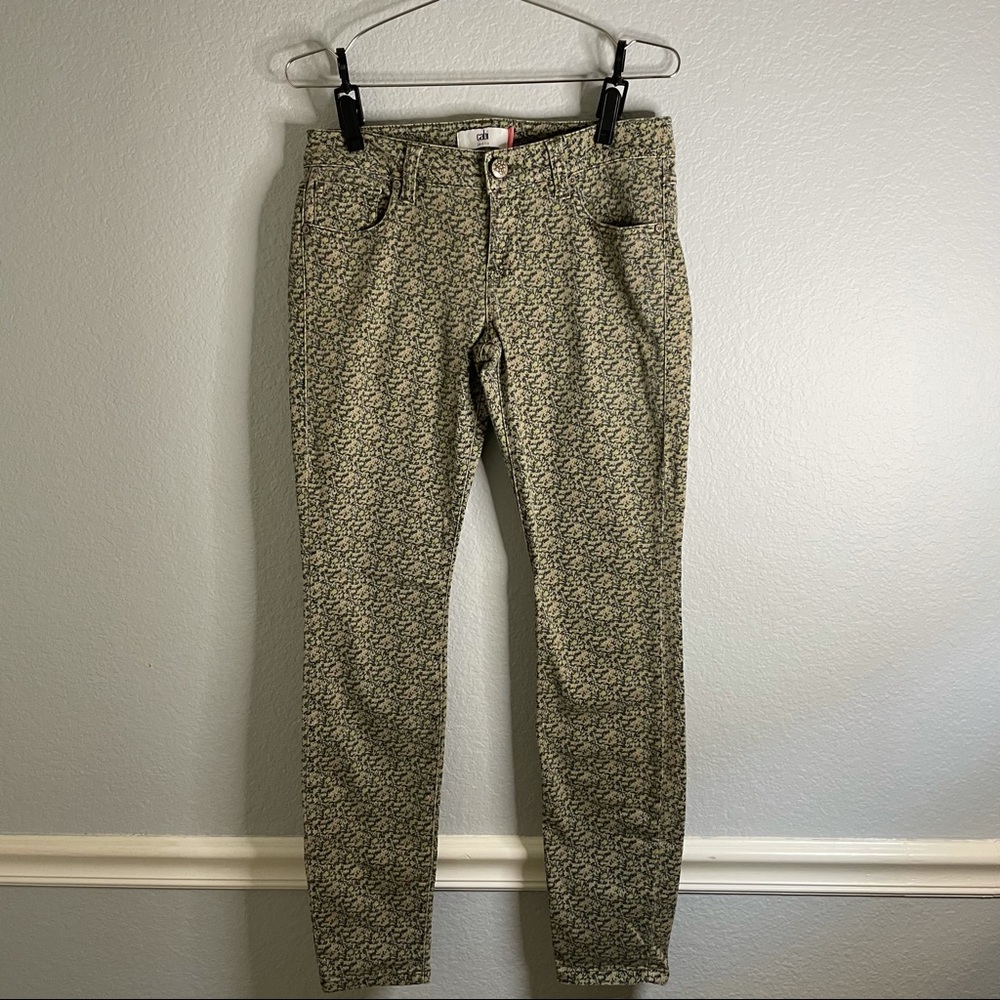 CAbi Ditsy Printed Skinny Jeans